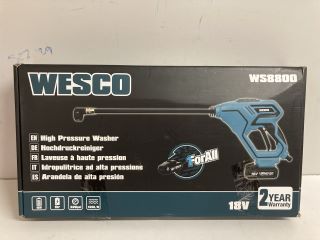 WESCO WS8800 HIGH PRESSURE WASHER