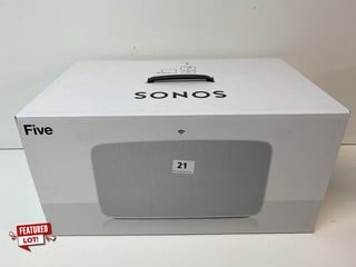 SONOS FIVE SPEAKER WITH ACCESSORIES (POWERS ON) (SEALED) RRP: £449