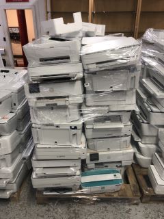 PALLET OF ASSORTED HP PRINTERS
