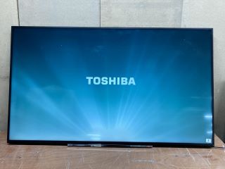 TOSHIBA 65" TV MODEL: 65VL5A63DB (POWERS ON) (NO STAND, NO REMOTE)