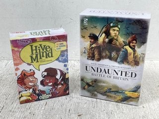 HIVE MIND PARTY GAME TO INCLUDE UNDAUNTED BATTLE OF BRITAIN BOARD GAME: LOCATION - H13