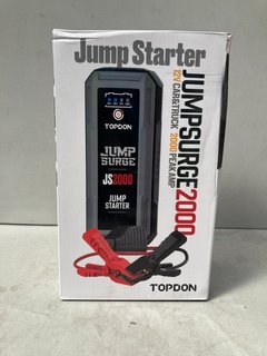TOPDON JUMP STARTER - JUMPSURGE 2000: LOCATION - H16