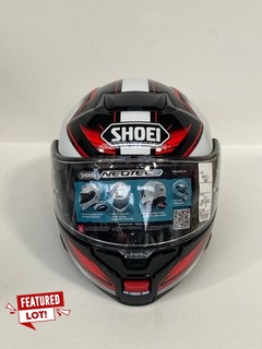 SHOEI NEOTEC 3 GRASP HELMET IN WHITE/BLACK - XL - RRP: £559.27: LOCATION - FRONT BOOTH