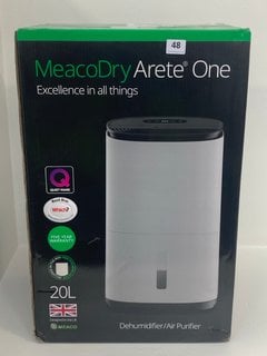 MEACODRY ARETE ONE 20L LOW ENERGY LAUNDRY DEHUMIDIFIER/AIR PURIFIER- RRP: £329: LOCATION - FRONT BOOTH
