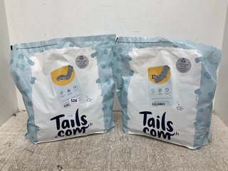 2 X TAILS DOG FOOD - BEST BEFORE: 02/09/24: LOCATION - I8