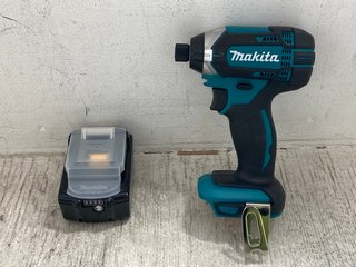 MAKITA CORDLESS IMPACT DRIVER DTD152 TO INCLUDE RECHARGEABLE LITHIUM ION BATTERY BL1850B: LOCATION - J13