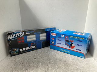 THOMAS & FRIENDS RIDE-ON & WALKER TO INCLUDE NERF ROBLOX ARSENAL PULSE LASER: LOCATION - H2