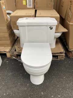 (COLLECTION ONLY) HIGH LEVEL W/C WITH CISTERN FITTINGS & SEAT (NO HIGH LEVEL FLUSH PIPE KIT) - RRP £340: LOCATION - B5