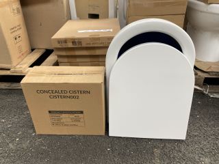 (COLLECTION ONLY) VILLEROY & BOCH WALL HUNG BTW PAN & SEAT WITH CONCEALED CISTERN FITTING KIT - RRP £380: LOCATION - B5