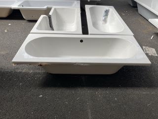 1700 X 750MM NTH DOUBLE ENDED BATH - RRP £359: LOCATION - B6