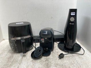 3 X ASSORTED ITEMS TO INCLUDE SWAN TOWER FAN IN BLACK: LOCATION - C16