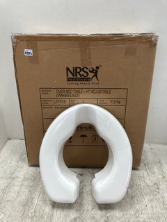 NRS OVER BED TABLE TO INCLUDE RAISED TOILET SEAT: LOCATION - C1