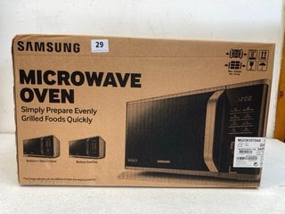 SAMSUNG 23L MICROWAVE OVEN MODEL NO MG23K3575AK/EU (SEALED) RRP £100.00: LOCATION - BOOTH