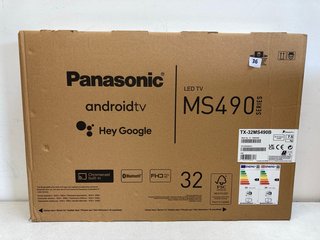 PANASONIC TX-32MS490B (2023) LED HDR FULL HD 1080P SMART ANDROID 32"TV WITH FREEVIEW PLAY (SEALED) :RRP £299.00: LOCATION - BOOTH