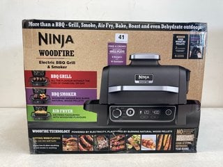 NINJA WOODFIRE ELECTRIC BBQ GRILL & SMOKER(SEALED) - MODEL OG701UK - RRP £349: LOCATION - BOOTH