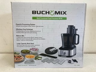 BUCH & MIX MULTIFUNCTIONAL FOOD PROCESSOR - BF40 (SEALED) : RRP £139.99: LOCATION - BOOTH