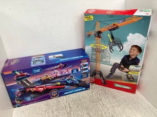 DICKIE TOYS MEGA CRANE TO INCLUDE PAW PATROL THE MIGHTY MOVIE AIRCRAFT CARRIER HQ: LOCATION - A3