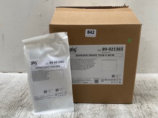 2 X BOXES OF 365 HEALTHCARE ADHESIVE DRAPES - SIZE 75X90CM: LOCATION - B4