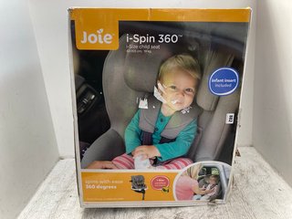 JOIE I SPIN 360 ISIZE CHILD CAR SEAT - RRP £250: LOCATION - B6