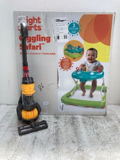 BRIGHT STARTS GIGGLING SAFARI WALKER TO INCLUDE DYSON HOOVER TOY: LOCATION - B8