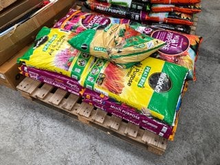 QTY OF ASSORTED MULTI PURPOSE COMPOST FROM MIRACLE-GRO & GROWMOOR: LOCATION - A7 (KERBSIDE PALLET DELIVERY)