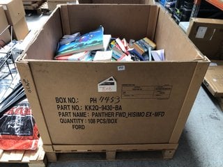 PALLET OF ASSORTED HARD/PAPER BACKED BOOKS TITLES TO INCLUDE UNFINISHED TALES & LOSE WEIGHT FOR GOOD: LOCATION - A8 (KERBSIDE PALLET DELIVERY)