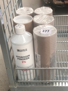 (COLLECTION ONLY) 5 X FOOD GRADE HYDROGEN PEROXIDE TO ALSO INCLUDE HYDROGEN PEROXIDE 3% (PLEASE NOTE: 18+YEARS ONLY. ID MAY BE REQUIRED): LOCATION - B6
