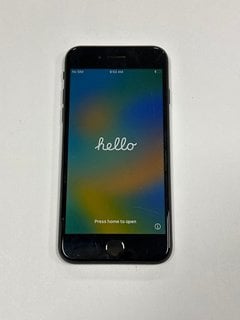 APPLE IPHONE SE 2 64 GB SMARTPHONE IN BLACK: MODEL NO A2296 (UNIT ONLY) [JPTM115723]