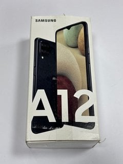 SAMSUNG GALAXY A12 64 GB SMARTPHONE IN BLACK: MODEL NO SM-A125F/DSN (WITH BOX) [JPTM115624]