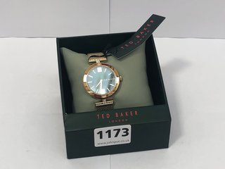 TED BAKER DARBEY WOMENS WATCH IN GOLD RRP: £ 210.00: LOCATION - B19