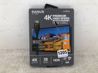 SANUS 4K PREMIUM HIGH SPEED HDMI CABLE: LOCATION - B20