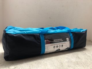 MOUNTAIN WAREHOUSE WEEKENDER 4 PERSON TENT: LOCATION - A16