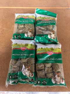 QTY OF KAYTEE TIMOTHY BLEND SMALL HERBIVORE FOOD CUBES - BBE 05/2024: LOCATION - D4