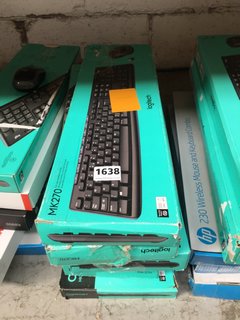 QTY OF ASSORTED LOGITECH KEYBOARDS: LOCATION - A1