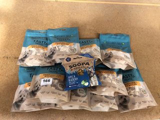 QTY OF NATURES DELI 100G TASTY TREATS FOR DOGS - BBE 23/02/2025 TO INCLUDE SOOPA HEALTHY BITES TREATS FOR DOGS - BBE 23/06/2025: LOCATION - D4