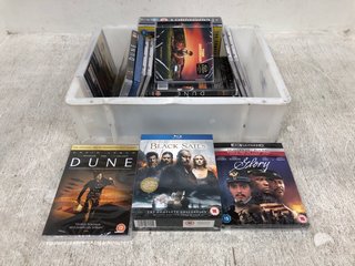 QTY OF ASSORTED CDS & DVDS TO INCLUDE BLACK SAILS - SEASONS 1-4 (PLEASE NOTE: 18+YEARS ONLY. ID MAY BE REQUIRED): LOCATION - C20