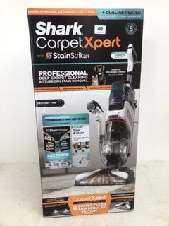 SHARK CARPET XPERT WITH STAIN STRIKER DEEP CARPET CLEANER RRP - £300: LOCATION - WHITE BOOTH