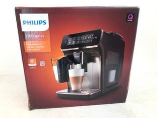 PHILIPS 3300 SERIES FULLY AUTOMATIC ESPRESSO MACHINE WITH LATTEGO RRP - £790: LOCATION - WHITE BOOTH