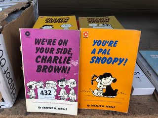 QTY OF CHARLES M. SCHULZ BOOKS TO INCLUDE YOU'RE A PAL SNOOPY: LOCATION - C17