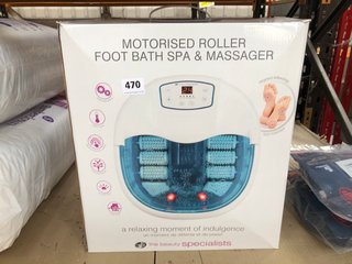 THE BEAUTY SPECIALISTS MOTORISED ROLLER FOOT BATH SPA & MASSAGER: LOCATION - C15