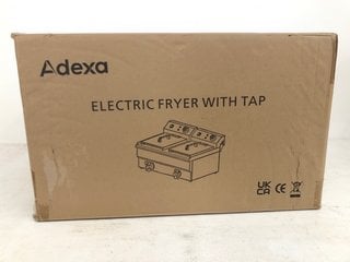 ADEXA ELECTRIC FRYER WITH TAP RRP - £235: LOCATION - WHITE BOOTH