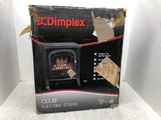 DC DIMPLEX CLUB ELECTRIC STOVE IN MATT BLACK - RRP £249: LOCATION - C6