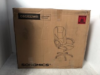 SONGMICS OBG022W11 OFFICE CHAIR IN BLACK: LOCATION - D12