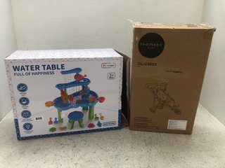 DOLOOWEE WATER TABLE TO INCLUDE TEAMSON TODDLER DOLLY PRAM: LOCATION - D11