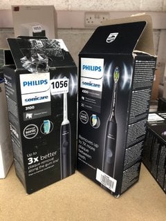2 X ASSORTED PERSONAL CARE ITEMS TO INCLUDE PHILIPS SONICARE 3100 ELECTRIC TOOTHBRUSH: LOCATION - AR2