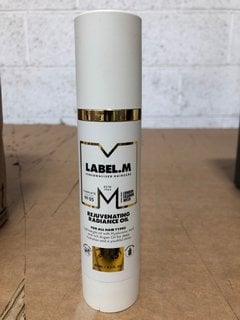 (COLLECTION ONLY) 6 X LABEL.M REJUVENATING RADIANCE OIL 100ML: LOCATION - BR2
