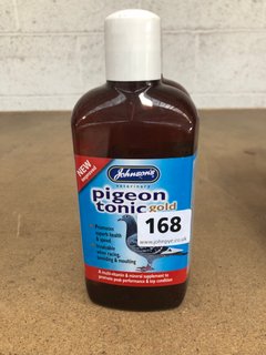 (COLLECTION ONLY) 2 X JOHNSONS PIGEON TONIC GOLD (BBE 07/09/24): LOCATION - BR4