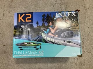 INTEX CHALLENGER K2 INFLATABLE KAYAK - RRP £169.99: LOCATION - A1