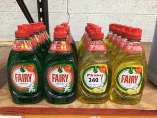 (COLLECTION ONLY) QTY OF FAIRY LIQUID DISH SOAP TO INCLUDE LEMON AND ORIGINAL SCENTS: LOCATION - BR6