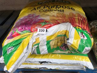 (COLLECTION ONLY) 3 X MIRACLE-GRO ALL PURPOSE COMPOST 40L: LOCATION - BR10